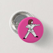 Knopf Karate Kids 16 Button (Vorne & Hinten)