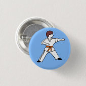 Knopf Karate Kids 9 Button (Vorne & Hinten)