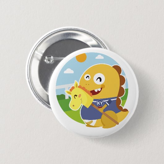 Knopf Kentuckys VIPKID Button (Vorne & Hinten)