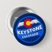 Knopf Keystone Colorado Berg Button (Vorne & Hinten)
