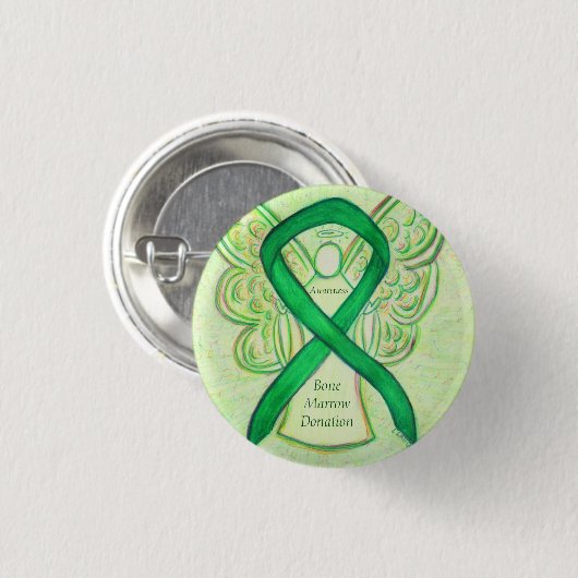 Knopf "Knochenmark-Spende" Button (Vorne & Hinten)