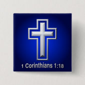 Knopf "Kreuz" Button (Vorderseite)