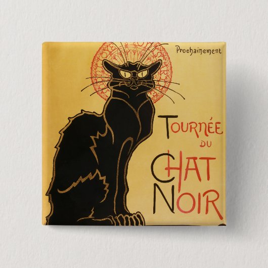 Knopf Le Chat Noir Button (Vorderseite)