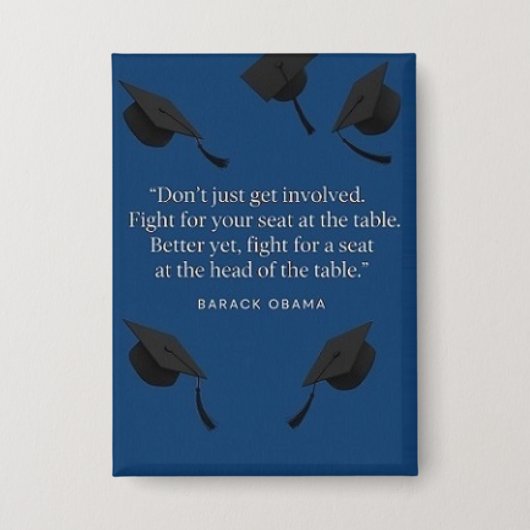 Knopf "Lead the Way" Abschluss Quote Button (Vorderseite)