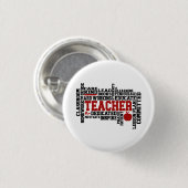 Knopf Lehrerplatz Button (Vorne & Hinten)