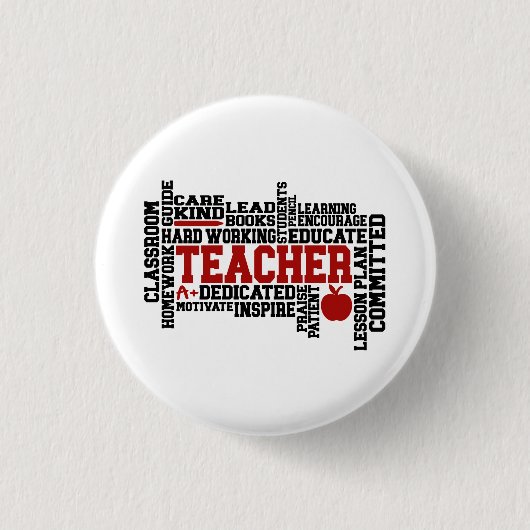 Knopf Lehrerplatz Button (Vorderseite)