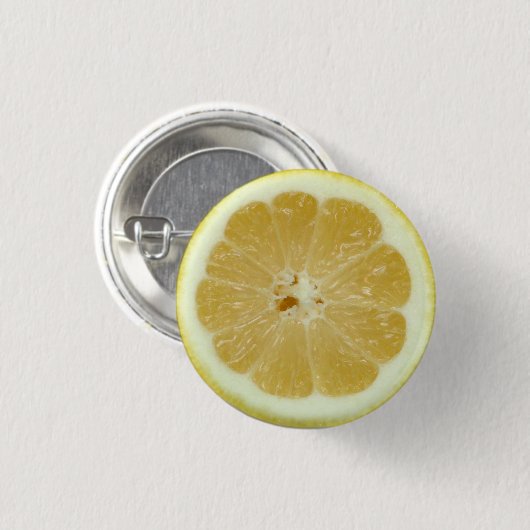 Knopf "Lemon Slice" Button (Vorne & Hinten)