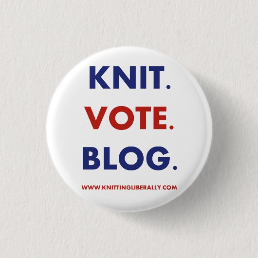 Knopf liberal stricken button (Vorderseite)