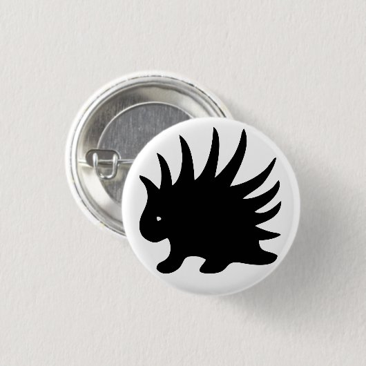 Knopf Liberales Stachelschwein - M1 Button (Vorne & Hinten)