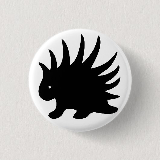 Knopf Liberales Stachelschwein - M1 Button (Vorderseite)