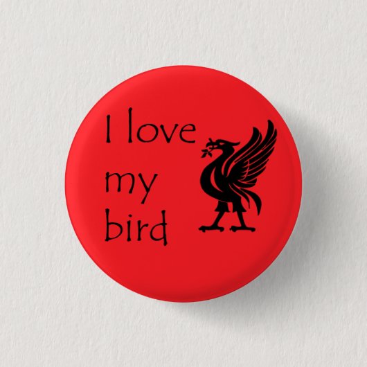 Knopf - Liverpool Liverbird Button (Vorderseite)