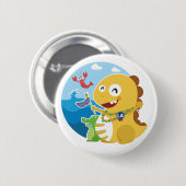 Knopf Louisianas VIPKID Button (Vorne & Hinten)