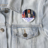 Knopf, lt Col. Allen West für Präsidenten 2012 Button (Beispiel)