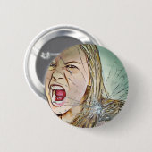 Knopf, Mädchen, Knopfmädchen Button (Vorne & Hinten)