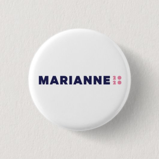 Knopf Marianne Williamson 2020 Button (Vorderseite)