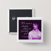 Knopf Marys Wollstoncraft Button (Vorne & Hinten)
