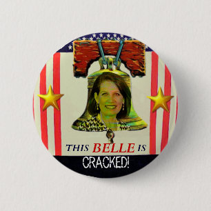 Knopf Michelle Bachman Liberty Bell Button