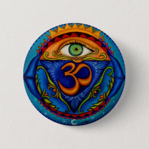 Knopf mit 6. chakra button