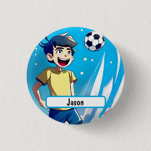 Knopf mit anpassbarer Nametag Button