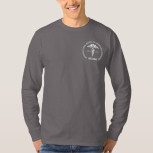 Knopf mit langer Hülle T-Shirt