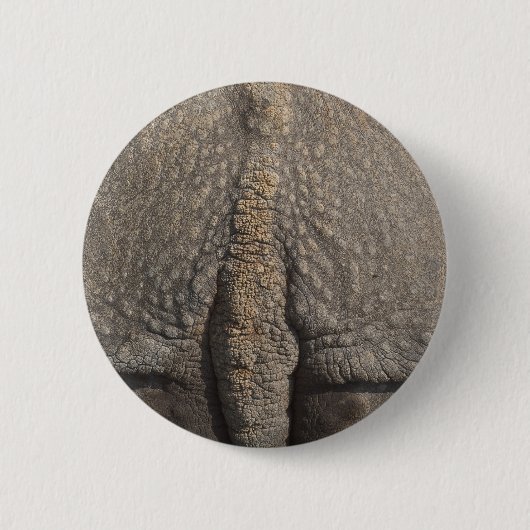 Knopf mit Nashorn-Haut Button (Vorderseite)