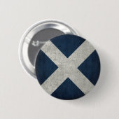 Knopf mit schmutziger Flagge von Schottland Button (Vorne & Hinten)