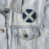 Knopf mit schmutziger Flagge von Schottland Button (Beispiel)