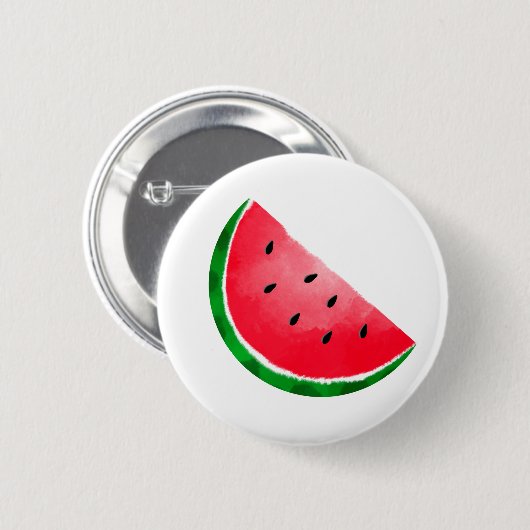 Knopf mit Wassermelone Button (Vorne & Hinten)