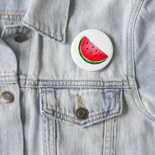 Knopf mit Wassermelone Button (Beispiel)