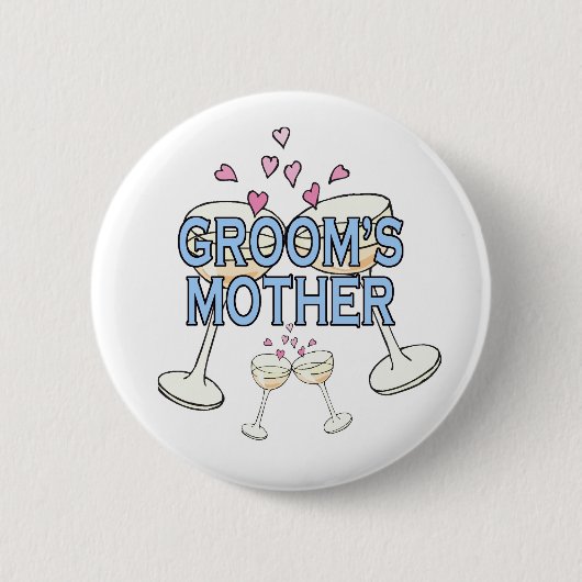 Knopf: Mutter des Grooms Button (Vorderseite)