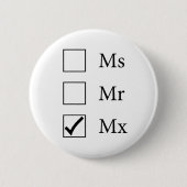 Knopf MX-Titel-(drei Wahlen) Button (Vorderseite)