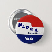 Knopf Nader '08 Button (Vorne & Hinten)