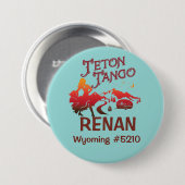 Knopf-Namensschild Button (Vorne & Hinten)