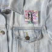 Knopf - nebelhafter Mond Button (Beispiel)