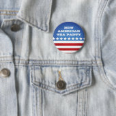 Knopf-Neues amerikanisches Tee-Party Button (Beispiel)