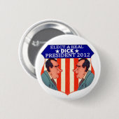 Knopf Nixon 2012 Button (Vorne & Hinten)