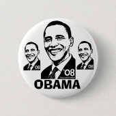 Knopf Obama '08 Button (Vorderseite)