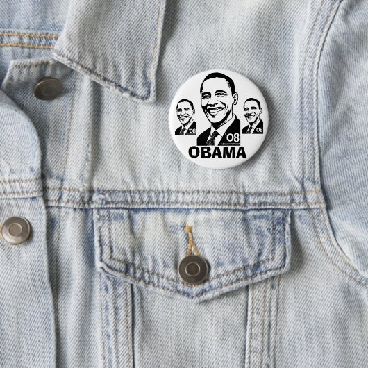 Knopf Obama '08 Button (Beispiel)