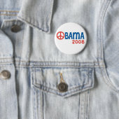 Knopf Obama 2008 Button (Beispiel)