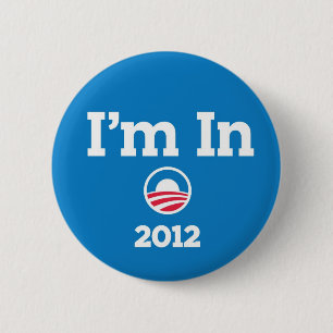 Knopf Obama 2012 Button