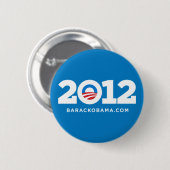 Knopf Obama 2012 Button (Vorne & Hinten)