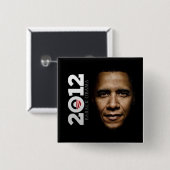 Knopf Obama 2012 Button (Vorne & Hinten)