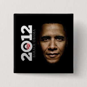 Knopf Obama 2012 Button