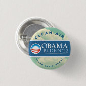 Knopf Obama 2012 Button (Vorne & Hinten)