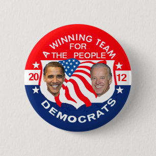 Knopf Obama 2012 Button