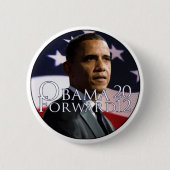Knopf Obama 2012 Button (Vorderseite)
