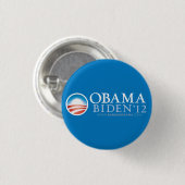 Knopf Obama 2012 Button (Vorne & Hinten)