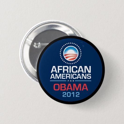 Knopf Obama 2012 Button (Vorne & Hinten)