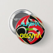 Knopf Obama Alaska Button (Vorne & Hinten)