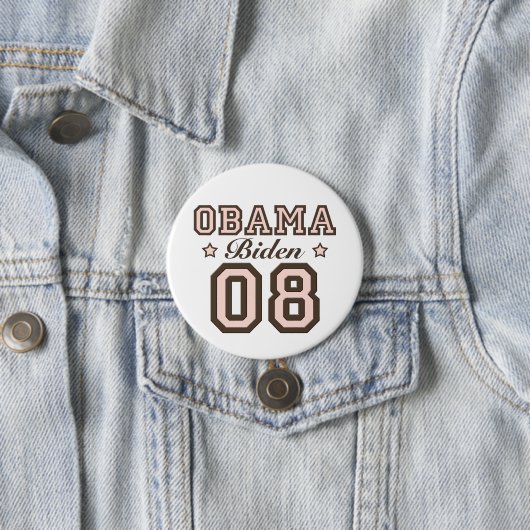 Knopf Obama Biden 08 Button (Beispiel)